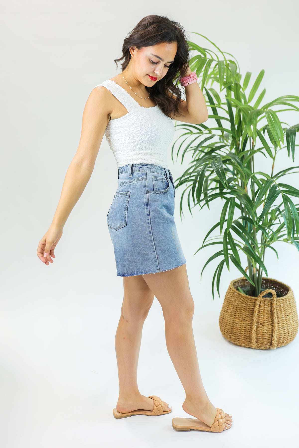 The Anna Boyfriend Denim Shorts