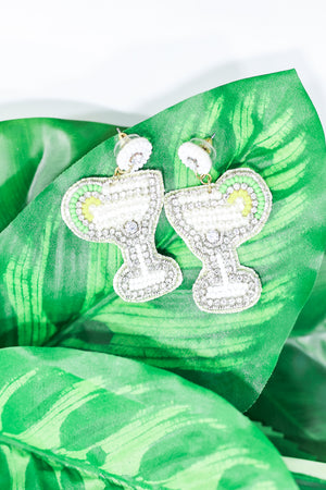 Margarita Moment Earrings In White