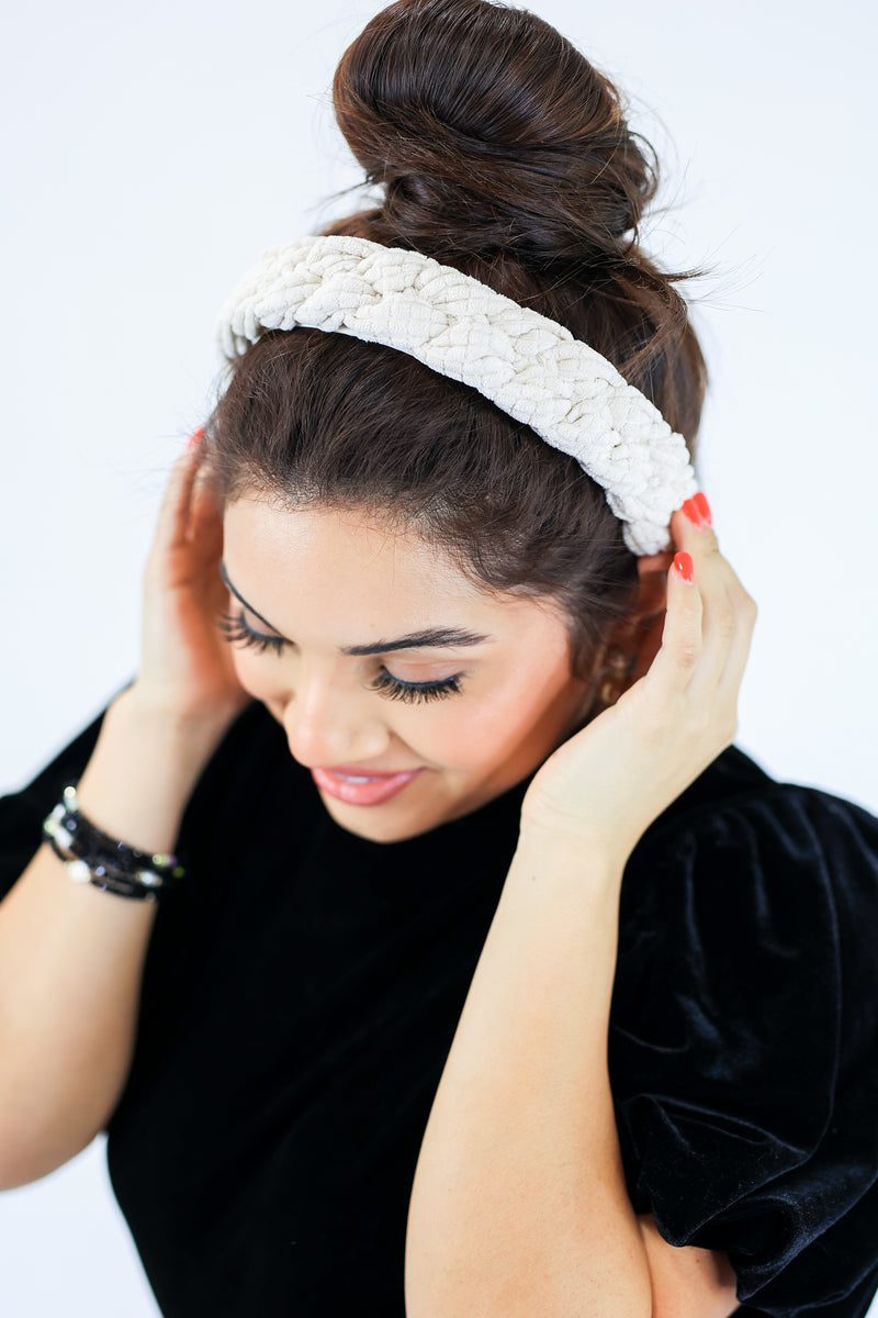 Lovers Lane Headband In Ivory