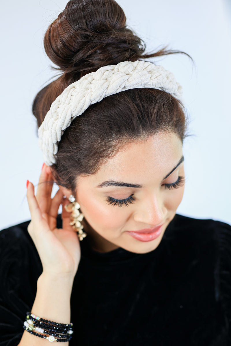 Lovers Lane Headband In Ivory