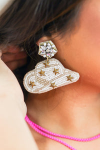 Top It Off Earrings In White