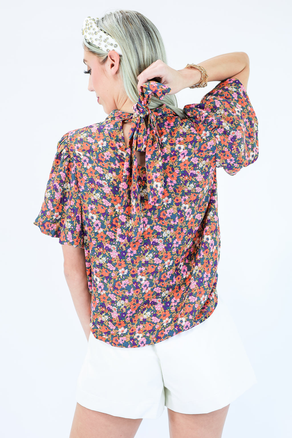 Springing Into Time Floral Top