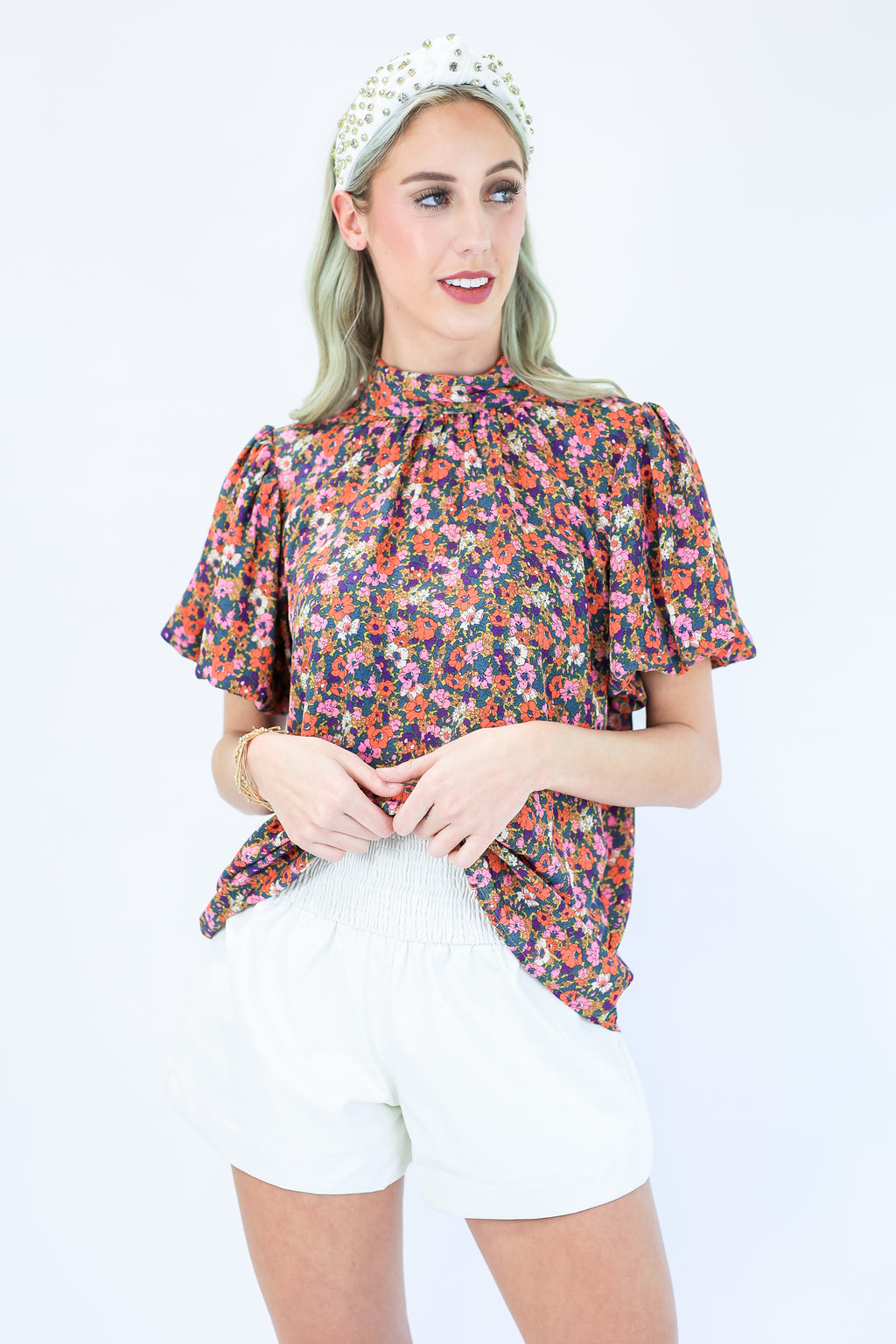 Springing Into Time Floral Top