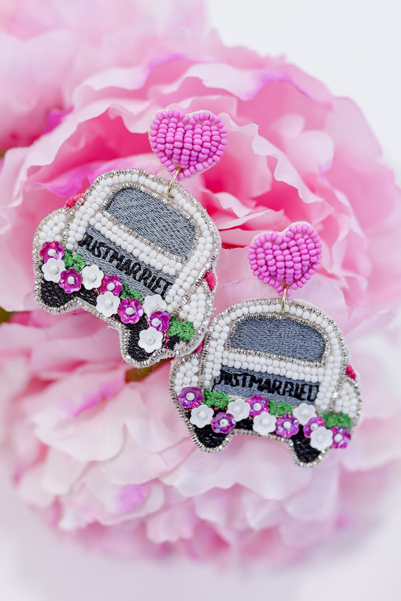 Just Married Earrings