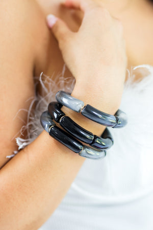 Best Moment Bracelet Stack In Black